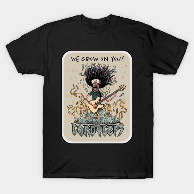 Cordyceps Rock T-Shirt by SquishyKitkat